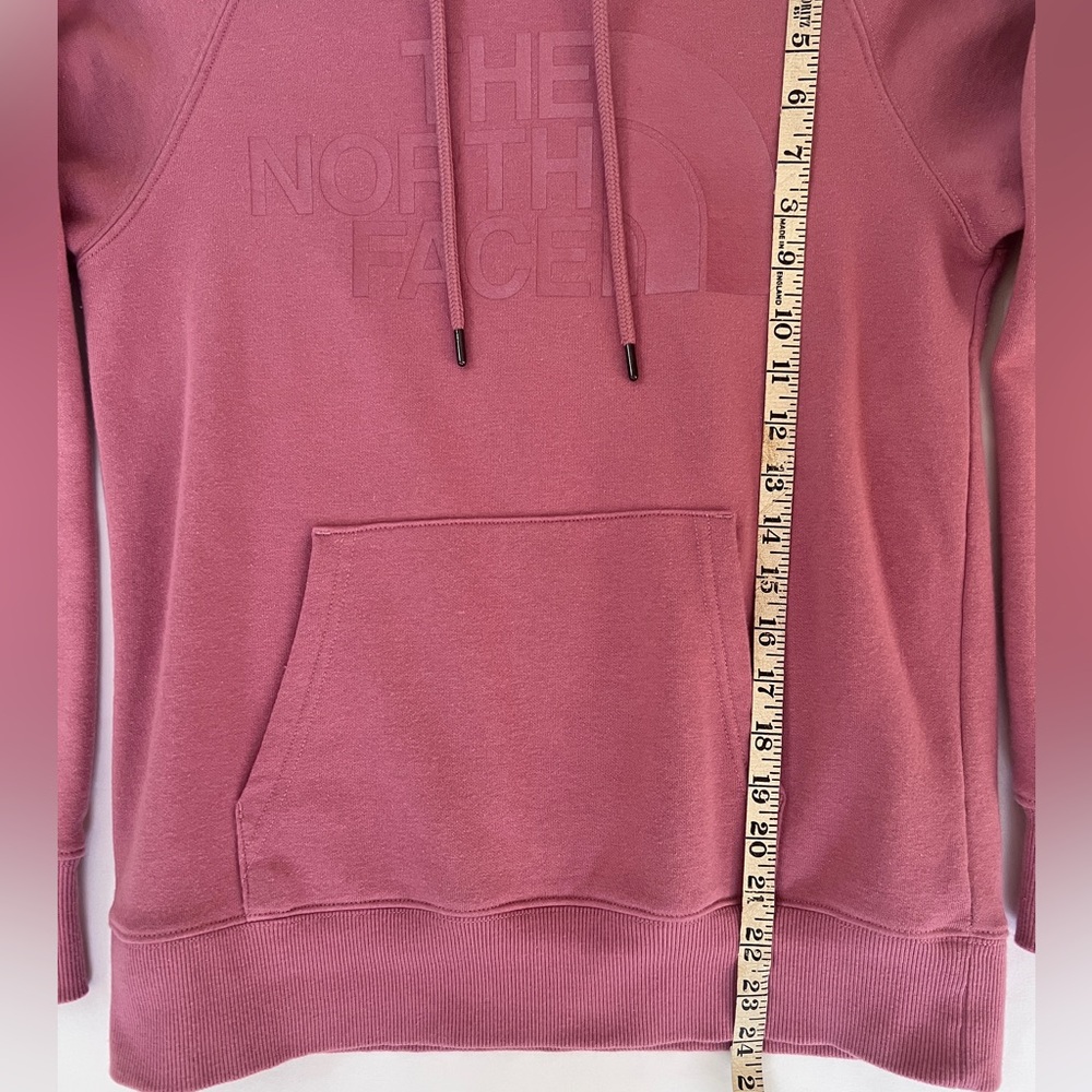 THE NORTH FACE WOMEN’S SWEATSHIRT HOODIE SIZE XS IN BERRY with BRANDING - Picture 3 of 8